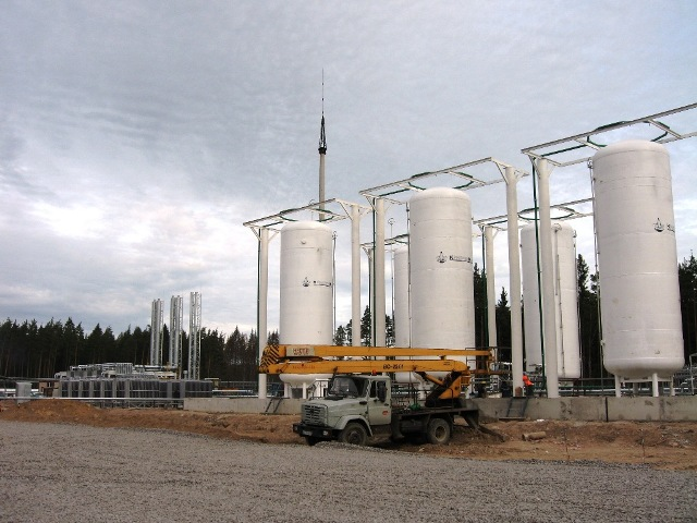 Система хранения СПГ в Приморском порту