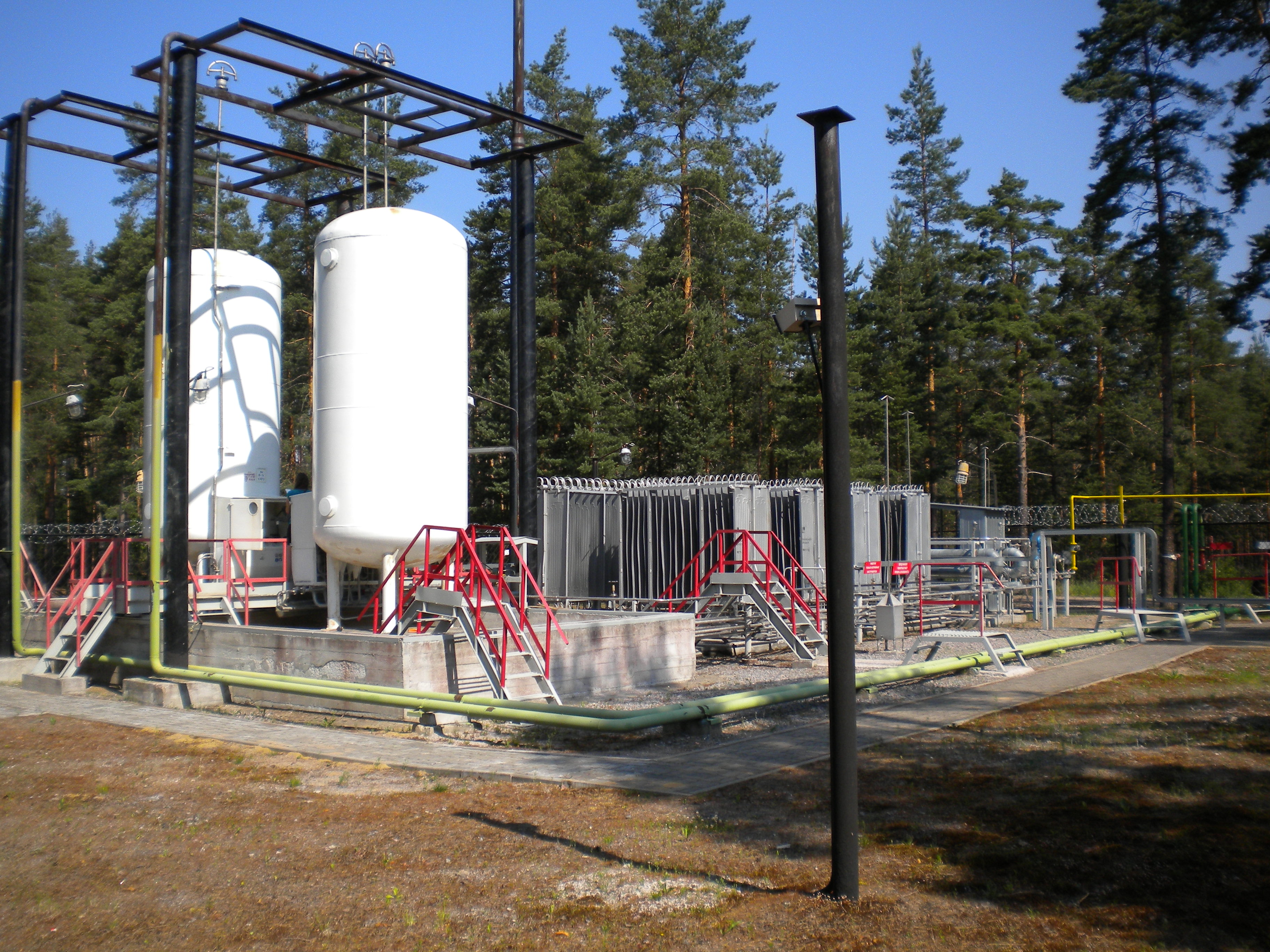 Система хранения СПГ на Учебной базе МВД